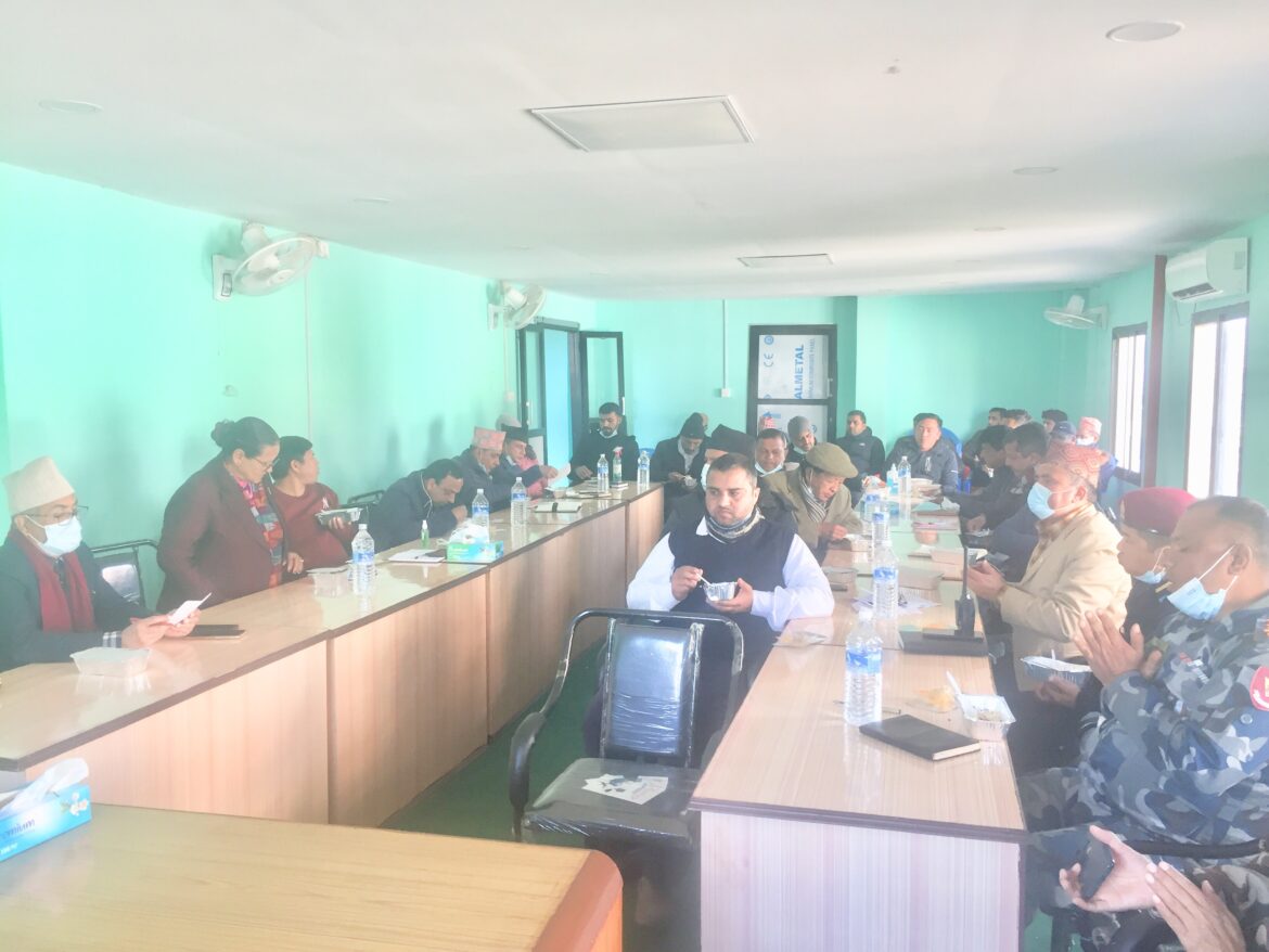 कोभिड–१९ प्रतिकार्यका लागि अभिमुखीकरण