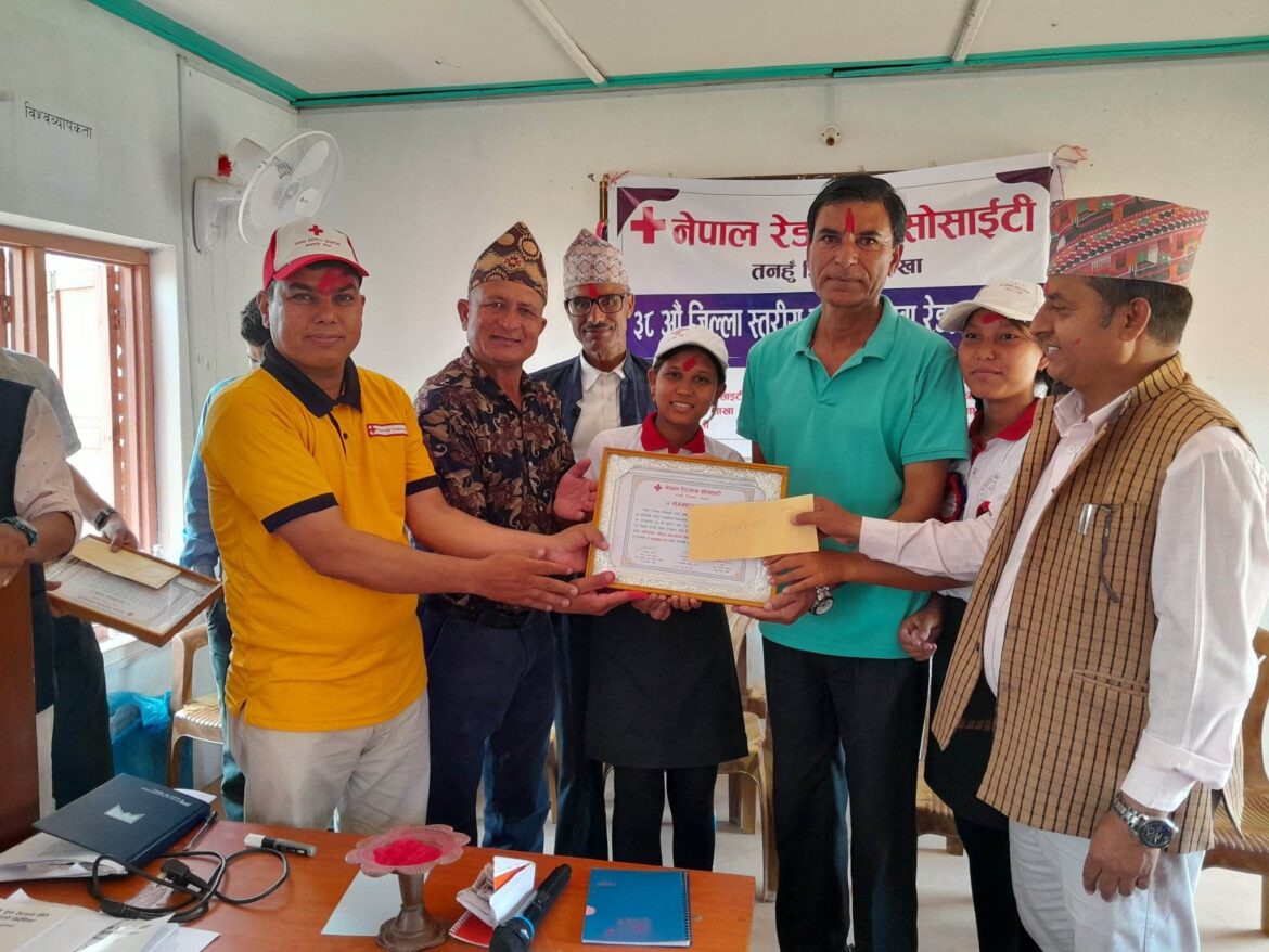 चण्डीदेवीमा जुनियर युवा रेडक्रस गोष्टी