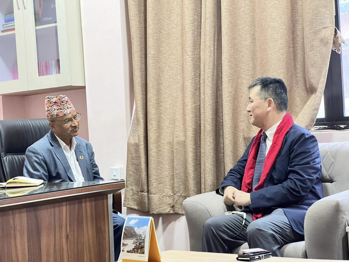 न्यौपाने र तुमराबीच भेटवार्ता