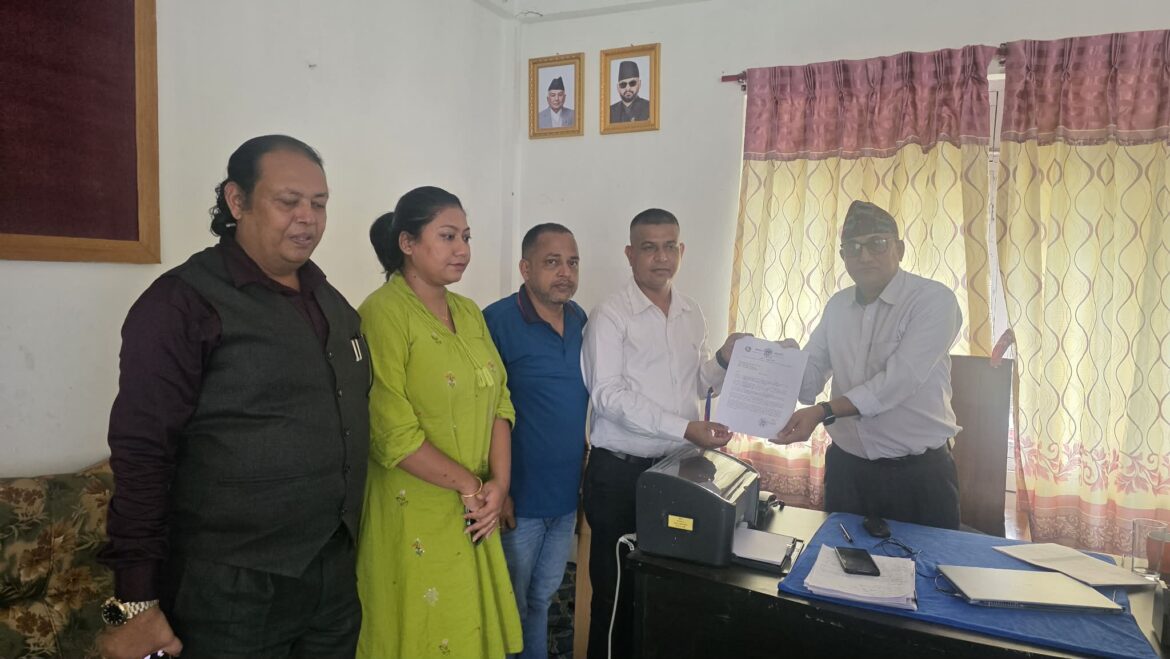जिसस मार्फत् स्थानीय तहलाई ज्ञापनपत्र